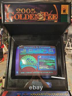 Golden Tee 2005 Arcade Golf Jeu Vidéo Machine Travaillant Grand