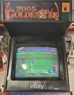 Golden Tee 2005 Arcade Golf Jeu Vidéo Machine Travaillant Grand