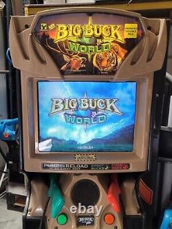 Grand Buck Pro + Chasseur Monde Pièce Commercial Arcade Jeu de Tir Machine reconstruit