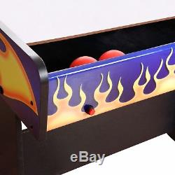Hathaway Hot Shot Skee Ball Autoportant 8 Pieds Table De Jeu Arcade Machine Bowler