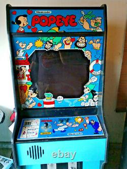 Incroyable Vintage 1982 Nintendo Popeye Stand-up Arcade Game Fonctionne Bien
