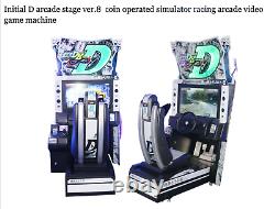 Initial D Stage 8 Street Racing 2-player Arcade Coin Operated Machine Voir Video