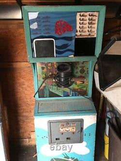 Jeu d'arcade Midway Sea Raider, jeu d'origine de 1969 à jeton, jeu super rare