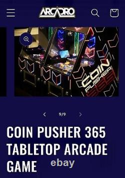 Jeu d'arcade de table Coin Pusher 365 par Arcadro www.arcadro.com