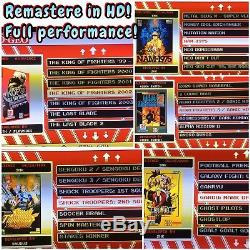 Jeux De Machines À Sous Avec Prise De Réservoir De X-arcade 6k Jeux Bartop Neo Geo Marvel Capcom 2 N64