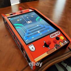 Joue à 60 jeux sur la machine d'arcade Donkey Kong Tabletop Cocktail avec un écran de 19 pouces.