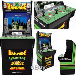 La Machine Classique De Rampage Avec Le Meilleur Coffret De Jeux D'arcade Authentique Contrôle