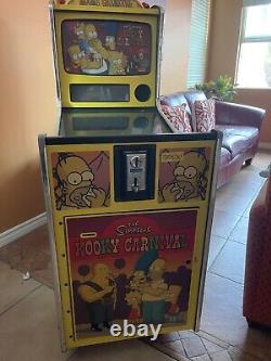 Les machines d'arcade du carnaval fou des Simpsons