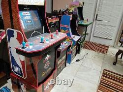 Lot De 4 Arcade1up Machines, Mme Pac-man, Mortal Kombat, Nba Jam, Ninja Turtles