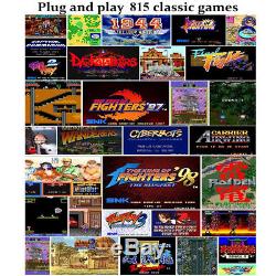 Machine À Arcade Double Bâton Console Led 815 Jeux Vidéo Pandora Box 4s Joystick