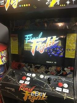 Machine À Jetons D'arcade De Combat Final Vintage Capcom
