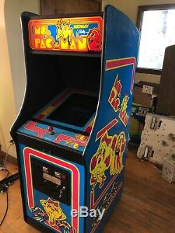 Machine D'arcade Ms Pacman Vintage Vintage Vintage 1982 De 1982 Avec Jeu Supplémentaire De 60 En 1