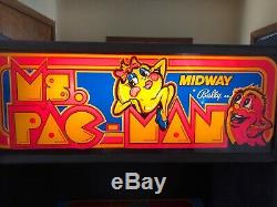 Machine D'arcade Ms Pacman Vintage Vintage Vintage 1982 De 1982 Avec Jeu Supplémentaire De 60 En 1