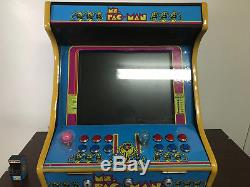 Machine D'arcade Ms-pacman Sur Mesure. 16 000 Jeux! Hyperspin