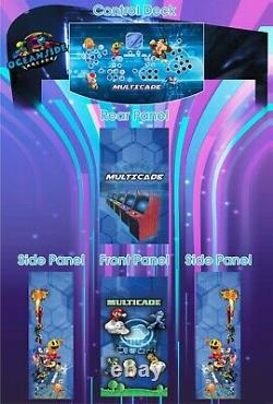Machine D’arcade Multicade 4 Joueurs Des Milliers De Jeux Choisissent Design Pi4