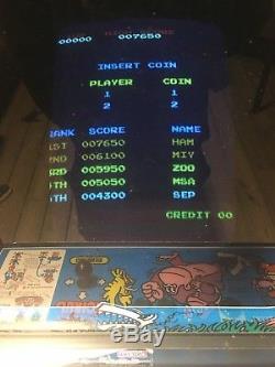 Machine D'arcade Pleine Grandeur Remise À Neuf Originale De Donkey Kong Jr 1982