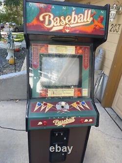 Machine D'arcade Pleine Taille, Extrêmement Rare Sega Champion Baseball