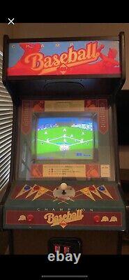 Machine D'arcade Pleine Taille, Extrêmement Rare Sega Champion Baseball