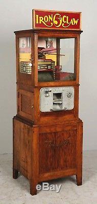 Machine De Digger À Monnayeur De Pièce D'arcade De Nickel De Griffe De Fer D'approvisionnement De L'exposition De 1928