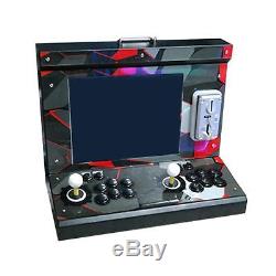 Machine De Jeu D'arcade De Caisse En Métal De 2 Joueurs Avec 10 Pouces LCD 1388 Dans 1 Panneau De Jeux