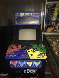 Machine De Jeu D'arcade De Gauntlet De 1985 Cabinet Original Rénové Par Atari Fonctionnant
