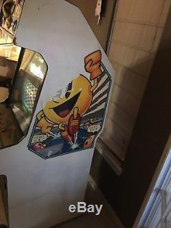 Machine De Jeu Vidéo D'arcade Verticale De Pacmania Vintage Grande Condition De Travail