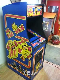 Machine Restauré Mme Pacman Arcade, Aménagee