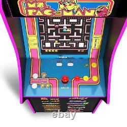 Machine à arcade rétro Ms Pacman 14 jeux vidéo classiques Contrôles hérités WIFI