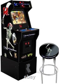 Machine d'arcade Arcade1Up Killer Instinct + tabouret, marquise lumineuse et porte-monnaie