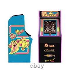 Machine d'arcade Arcade1Up Ms Pacman rare scellée avec 4 jeux