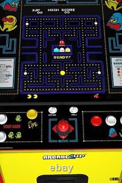 Machine d'arcade Arcade1up Pac-man Legacy Edition 12-en-1 avec Raiser