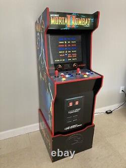 Machine d'arcade Midway Mortal Kombat Arcade 1Up Legacy Edition avec Riser 12 jeux