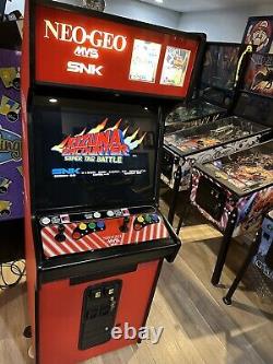 Machine d'arcade Neo Geo 2 fentes et 3 jeux, refaite avec un écran LCD, magnifique.