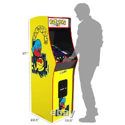 Machine d'arcade PAC-Man Deluxe pour la maison de 5 pieds de hauteur avec 14 jeux classiques