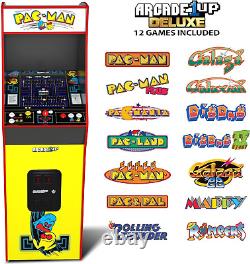 Machine d'arcade Pac-Man Deluxe pour la maison 5 pieds de hauteur 14 jeux classiques