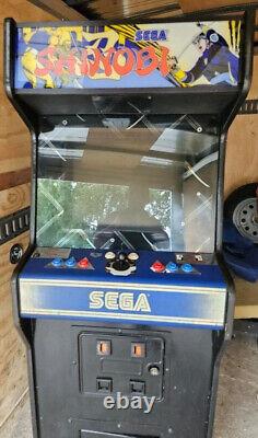 Machine d'arcade SHINOBI de SEGA 1987 (excellent état) RARE