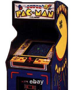 Machine d'arcade SUPER PAC-MAN de MIDWAY 1982 (excellent état) RARE