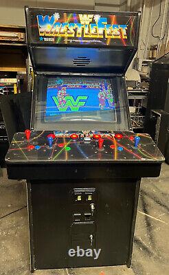 Machine d'arcade WRESTLEFEST par TECHNOS 1991 (Excellent) Rare