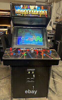 Machine d'arcade WRESTLEFEST par TECHNOS 1991 (Excellent) Rare