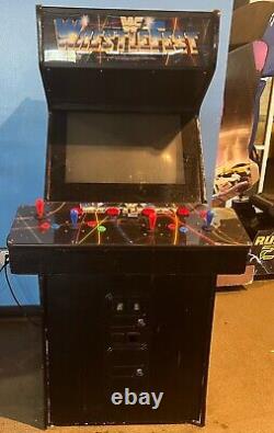 Machine d'arcade WRESTLEFEST par TECHNOS 1991 (Excellent) Rare