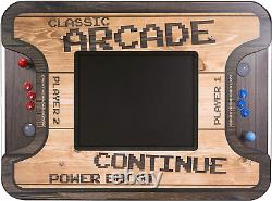 Machine d'arcade cocktail de taille réelle de qualité commerciale Creative Arcades pour 2 joueurs