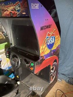 Machine d'arcade de course Cruis'n USA avec siège FONCTIONNEL + Moniteur LCD amélioré