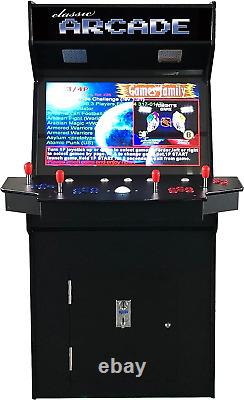 Machine d'arcade debout pleine grandeur de qualité commerciale pour 4 joueurs avec 4600 classiques