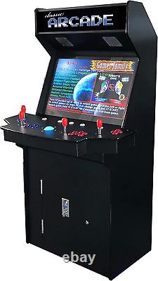 Machine d'arcade debout pleine grandeur de qualité commerciale pour 4 joueurs avec 4600 classiques