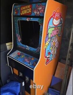 Machine d'arcade originale Vintage Donkey Kong Junior JR DKJR en taille réelle VENDUE TELLE QUELLE