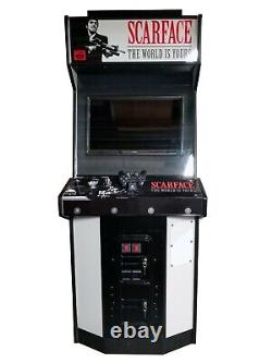 Machine d'arcade vidéo personnalisée SCARFACE et centre de divertissement multimédia pour jeux vidéo