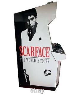 Machine d'arcade vidéo personnalisée SCARFACE et centre de divertissement multimédia pour jeux vidéo