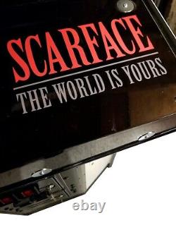 Machine d'arcade vidéo personnalisée SCARFACE et centre de divertissement multimédia pour jeux vidéo