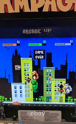 Machine de jeu d'arcade Arcade1up RAMPAGE - Modèle 6657 avec 4 jeux en 1