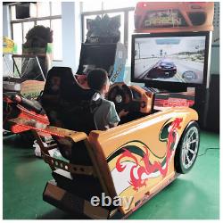 Machine de jeu d'arcade à monnaie avec course commerciale de conduite à grande vitesse VOIR LA VIDÉO